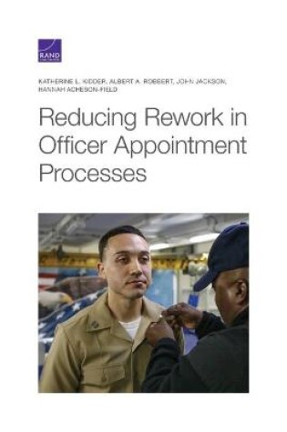 Cover of Reducing Rework in Officer Appointment Processes