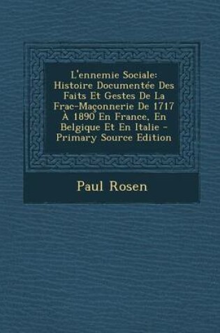 Cover of L'Ennemie Sociale