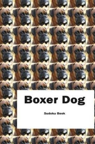 Cover of Boxer Dog Sudoku Book