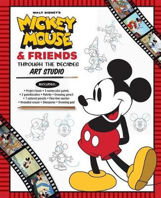Book cover for Disney Mickey Mouse & Friends Through the Decades Art Studio