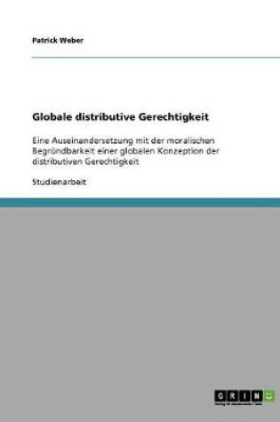 Cover of Globale distributive Gerechtigkeit