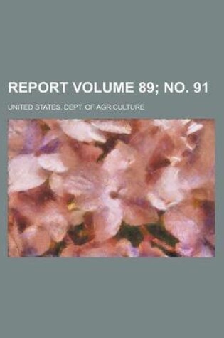 Cover of Report Volume 89; No. 91