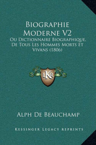 Cover of Biographie Moderne V2