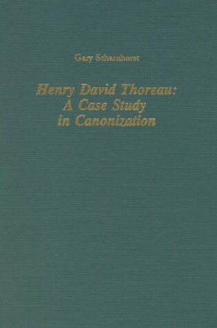 Cover of Henry David Thoreau