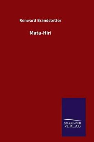 Cover of Mata-Hiri