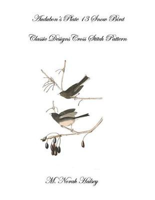 Book cover for Audubon's Plate 13 Snow Bird