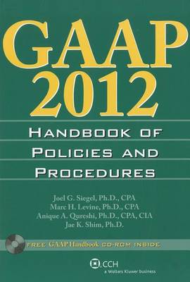 Book cover for GAAP Handbook of Policies and Procedures (W/CD-ROM) (2012)
