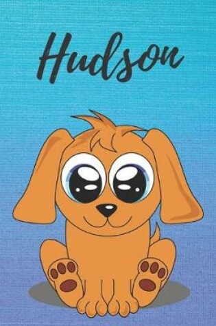 Cover of Hudson dog coloring book / notebook / journal / diary