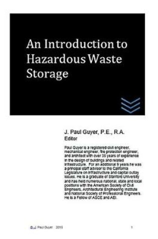 Cover of An Introduction to Hazardous Waste Storage