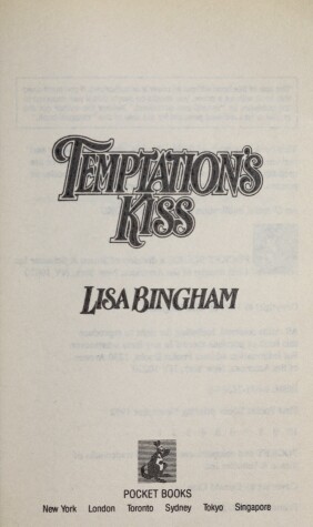 Book cover for Temptation's Kiss