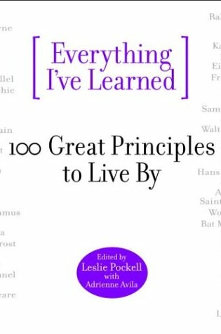 Cover of Everything I Have Learned