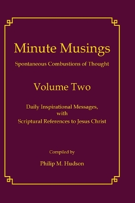 Book cover for Minute Musings Volume Two