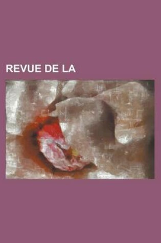 Cover of Revue de La