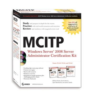 Book cover for MCITP: Windows Server 2008 Server Administrator Certification Kit