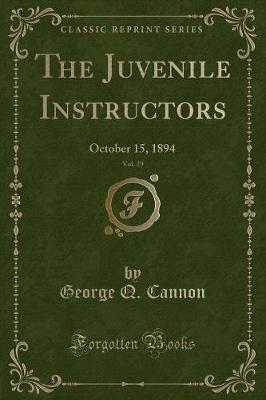 Book cover for The Juvenile Instructors, Vol. 29