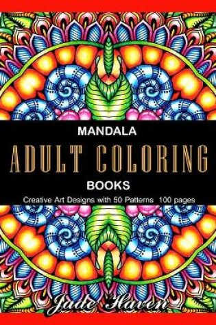 Cover of mandala adult coloring books