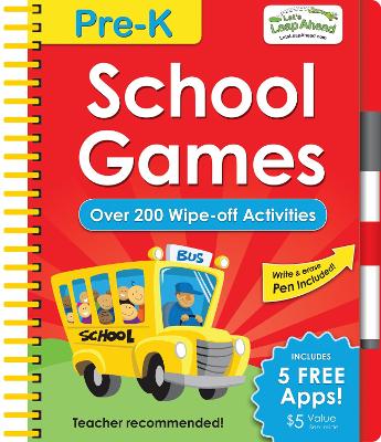 Book cover for Let's Leap Ahead Pre-K School Games