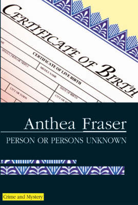 Cover of Person or Persons Unknown