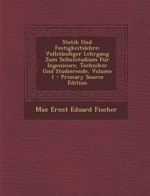 Book cover for Statik Und Festigkeitslehre