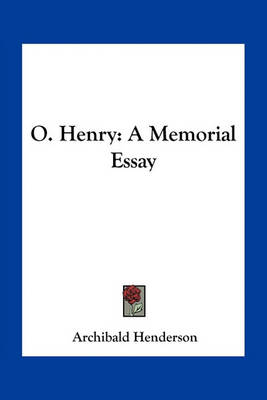 Book cover for O. Henry