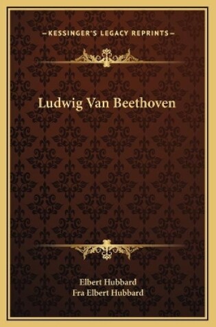 Cover of Ludwig Van Beethoven