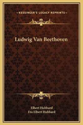 Book cover for Ludwig Van Beethoven