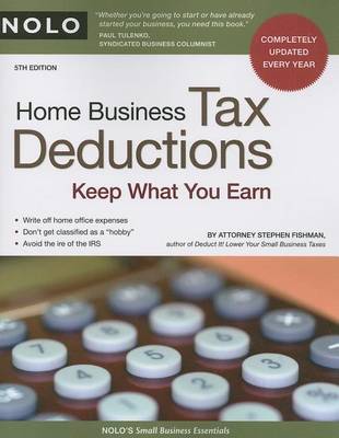 Cover of Home Business Tax Deductions