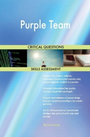 Cover of Purple Team Critical Questions Skills Assessment