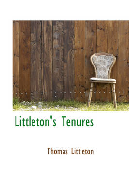 Book cover for Littleton's Tenures