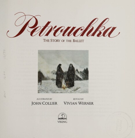 Cover of Werner Vivian : Petrouchka