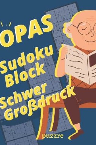 Cover of Opas Sudoku Block Schwer Großdruck
