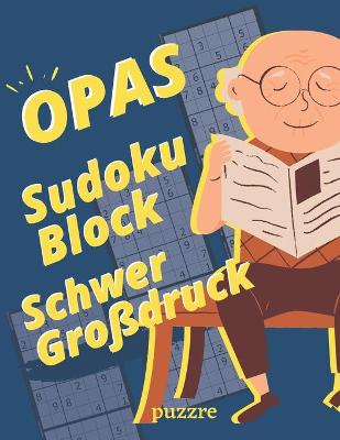 Book cover for Opas Sudoku Block Schwer Großdruck