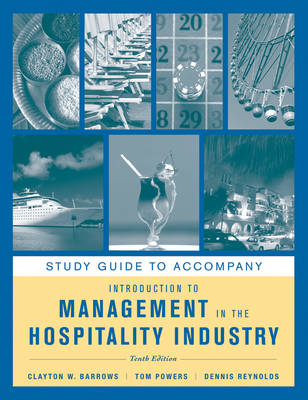 Book cover for Study Guide to accompany Introduction to Management in the Hospitality Industry, 10e