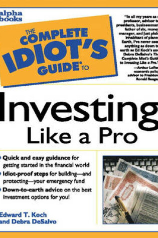 Cover of The Cig To Investing Like A Pro