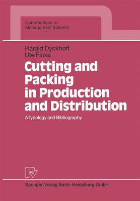 Cover of Cutting and Packing in Production and Distribution