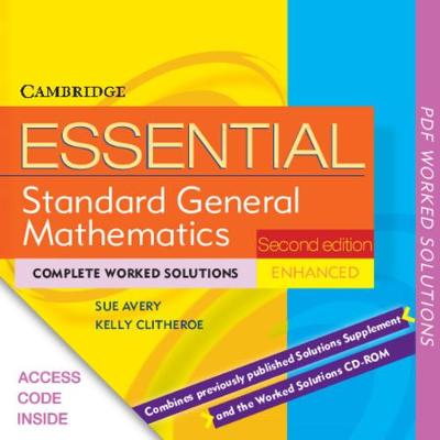 Book cover for Essential Standard General Mathematics 2ed Enhanced TIN/CP Version Worked Solutions