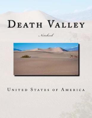 Book cover for Death Valley USA Notebook