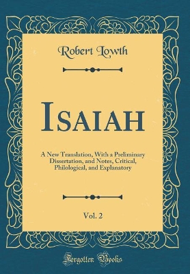 Book cover for Isaiah, Vol. 2
