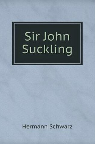 Cover of Sir John Suckling