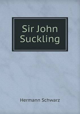 Book cover for Sir John Suckling
