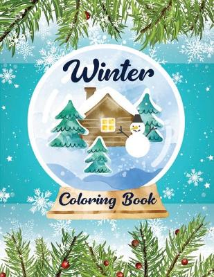 Book cover for Winter Coloring Book