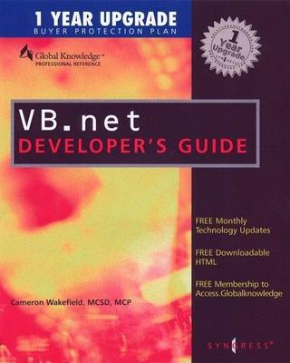 Cover of VB.NET Web Developer's Guide