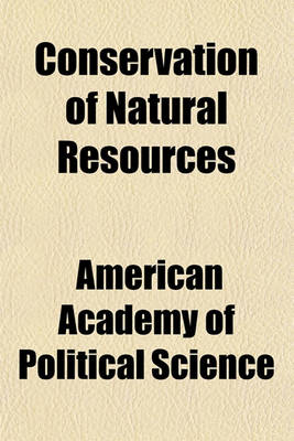 Book cover for Conservation of Natural Resources