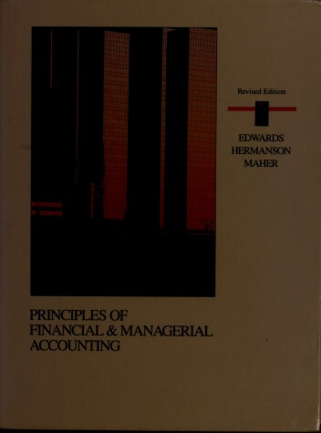 Book cover for Principles of Financial and Managerial Accounting