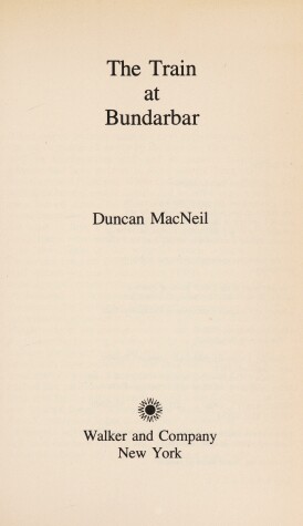 Book cover for The Train at Bundarbar