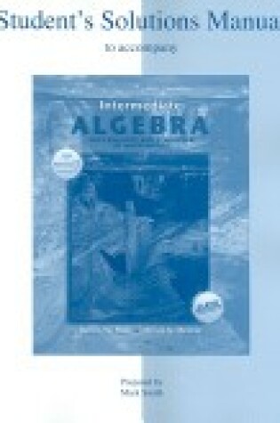 Cover of Ssm T/A Intermediate Algebra, the Language and Symbolism of Mathematics