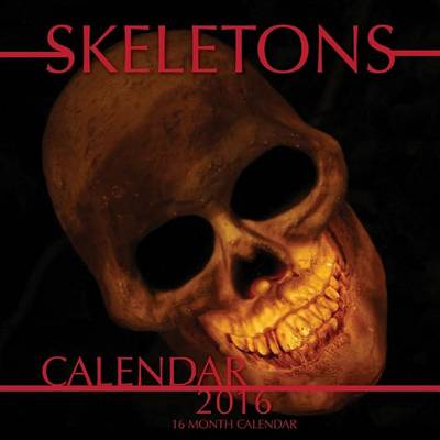 Book cover for Skeletons Calendar 2016