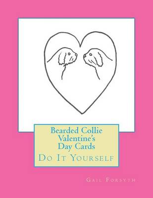 Book cover for Bearded Collie Valentine's Day Cards