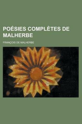 Cover of Poesies Completes de Malherbe