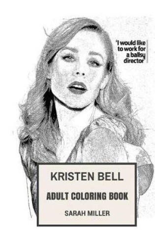 Cover of Kristen Bell Adult Coloring Book